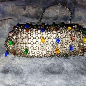 Whiting and Davis mesh evening handbag